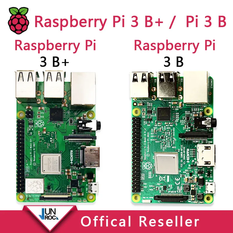 Original Raspberry Pi 3 Modelo B, Modelo B +, Raspberry Pi Raspberry Pi3 B Plus Pi 3 Pi 3B con WiFi y Bluetooth - 1