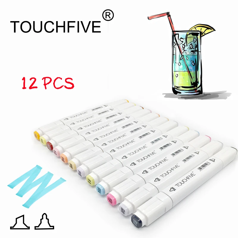 

Touchfive Art Marker For animation architecture interior POP Dual Headed Oily Alcoholic Artist copic markers touch