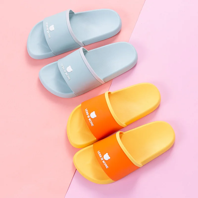 Summer Women Slides Home Slippers Beautiful Bear Women Soft Beach Sandals Woman Shoes Bothe Flip Flops Sandalias Plus Size 35-44