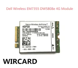 EM7355 DW5808e 4GP3D SKU 1101983 LTE/EVDO/HSPA + 42 Мбит/с NGFF 4G Dell Venue 11 Pro широта 14 12 11 Pro широта 14 12 AirPrime