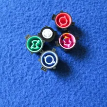 5 х контроллер Корпус Оболочка Чехол на кнопке Крышка для sony Playstation 4 рукоятка запасные части для PS4 заменитель P031