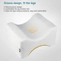 Knee Pillowcase Pillow Cover For Orthopedic Memory Foam Knee Pillow Sciatica Relief Back Pain Pregnancy Hip Joint Pain Relief 2