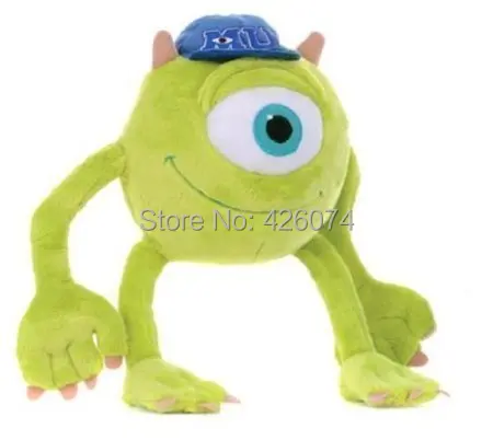 

Monsters Inc University Mike Wazowski With Hat Plush Toys 30CM Kids Stuffed Toys For Children Christmas Gifts