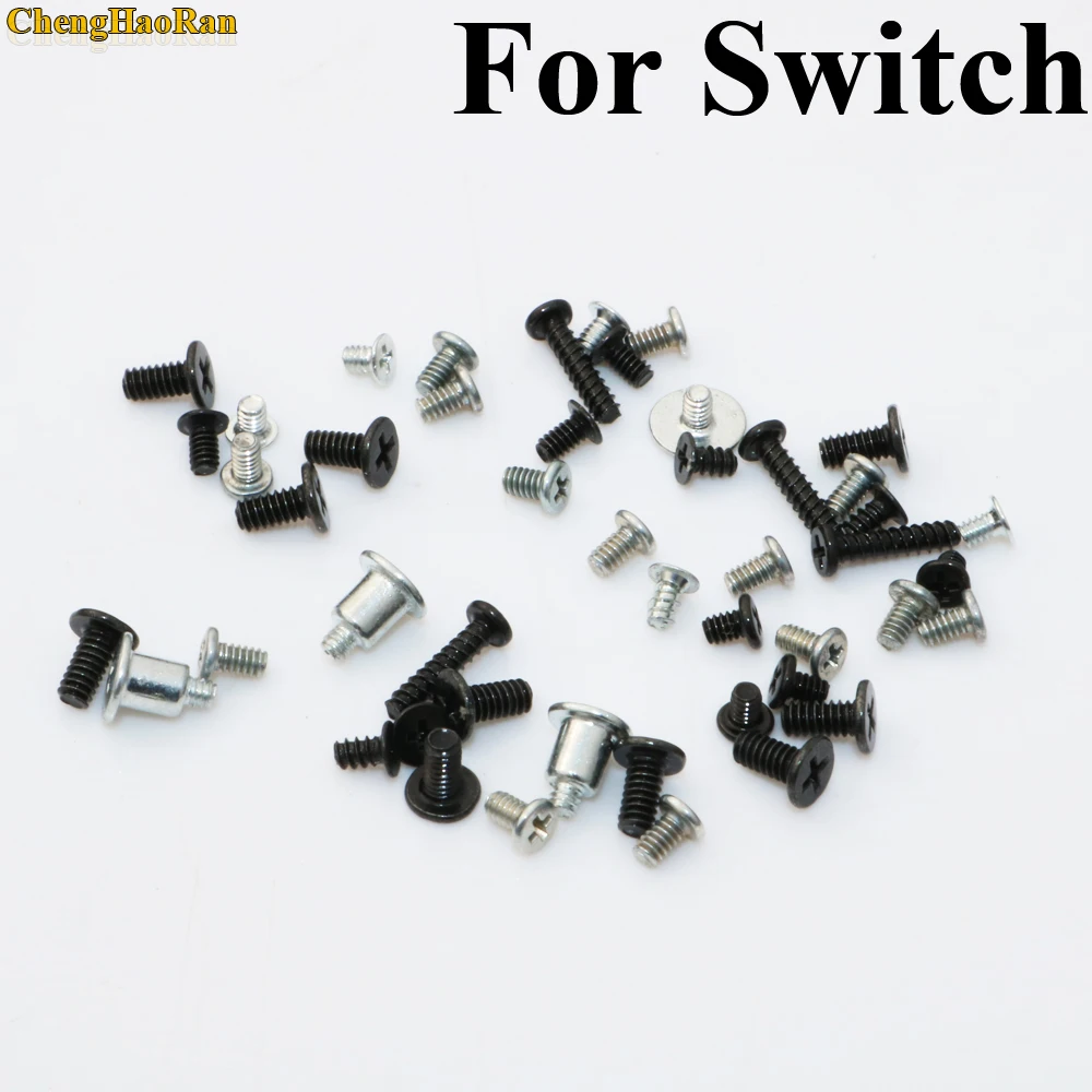 

ChengHaoRan 1set Full set Cross head Screws For Nintendo NS NX Console Screw Set For NS Switch Repair part Phillips screwdriver