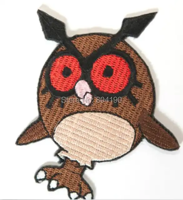 Pokemon Go Hoot Owl Bird Pikachu Iron On Patch Pocket Comics