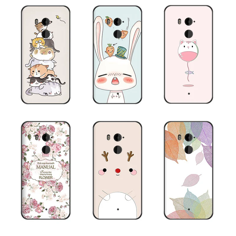

Cute Animal Silicone Case For HTC Desire Eye 820 825 10 lifestyle / Pro Case TPU Silicone Back Cover For HTC U11 Plus / U ultra