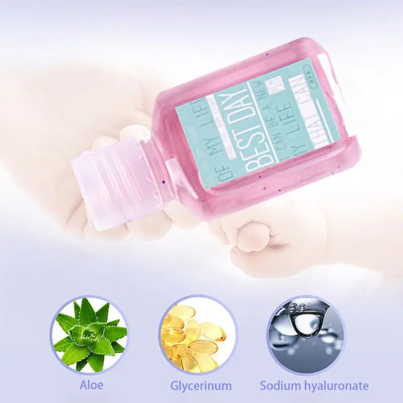 

30ml Summer Fresh Jelly Candy Color Mini Hand Sanitizer Anti-Bacteria Fruit-Scented Disposable No Clean Waterless Shampoo Clean