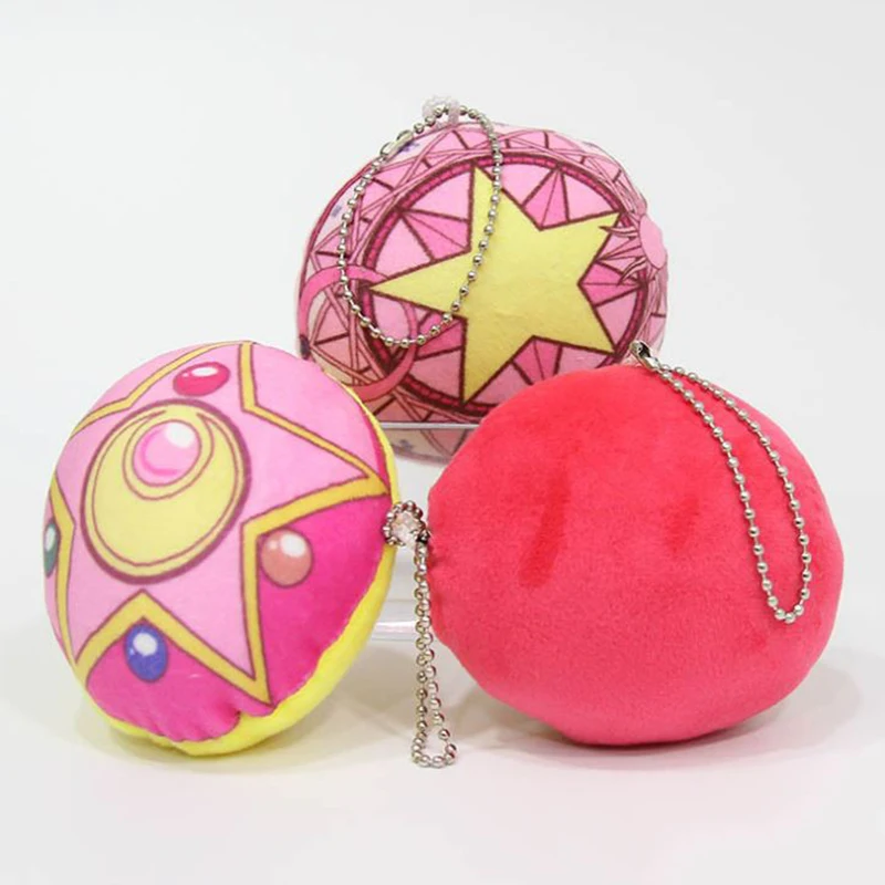 

1 Pc Adorable Cartoon Cardcaptor Sakura Plush Keychain Card Captor Sakura plush Keyring Children Gifts plush toy