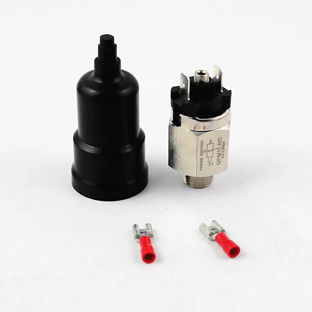 

1/8'' Pressure Swtich Adjustable QPM11-NC / QPM11-NO 0.1-1Mpa Pressure Switch Wire External Thread Nozzle Pressure transmitters.