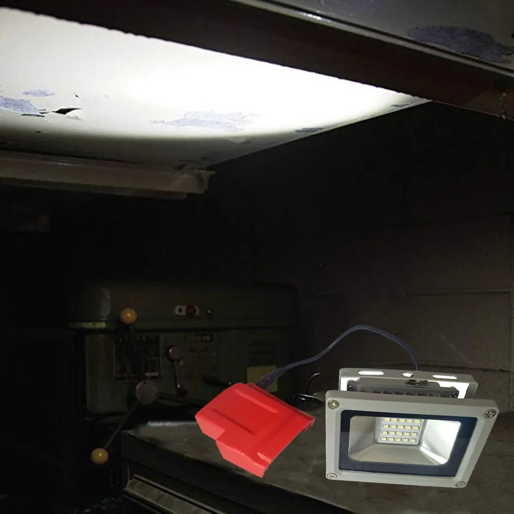 Светодиодный светильник и usb порты зарядное устройство lanterna tatica адаптер для Milwaukee 49-24-2371 M18 люстра светильник ing