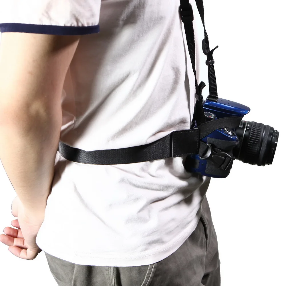 Meking DSLR Camera Waist Buckle Belt for Hiking Traveling Elastic Strap Length Adjustable Convenient Safe Rig | Электроника