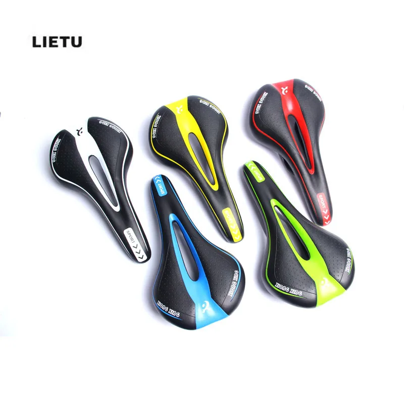 Koop LIETU Fiets Seat Zadel Zachte Sport Road Mountainbike Voorstoel Mat Kussen Riding Fietsen Levert Fietsaccessoires