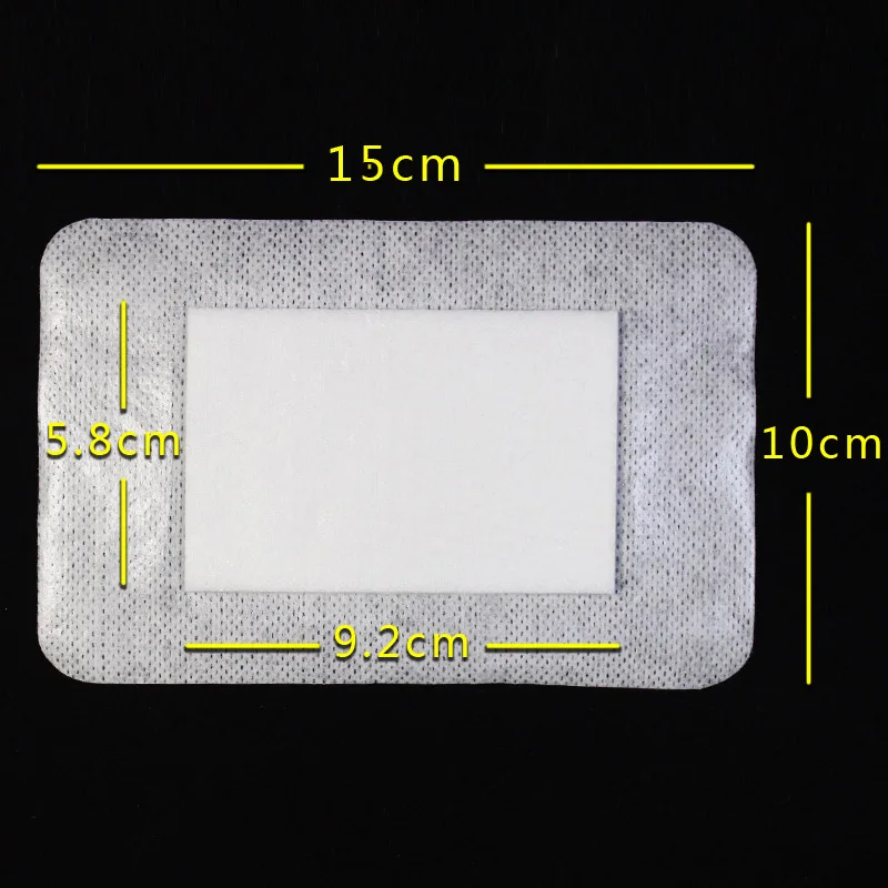 30 шт./лот медицинский перевязочный Скотч Большой площади повязки дышащие нетканые медицинские принадлежности для ран первой помощи гемостаз - Цвет: 10cm X 15cm