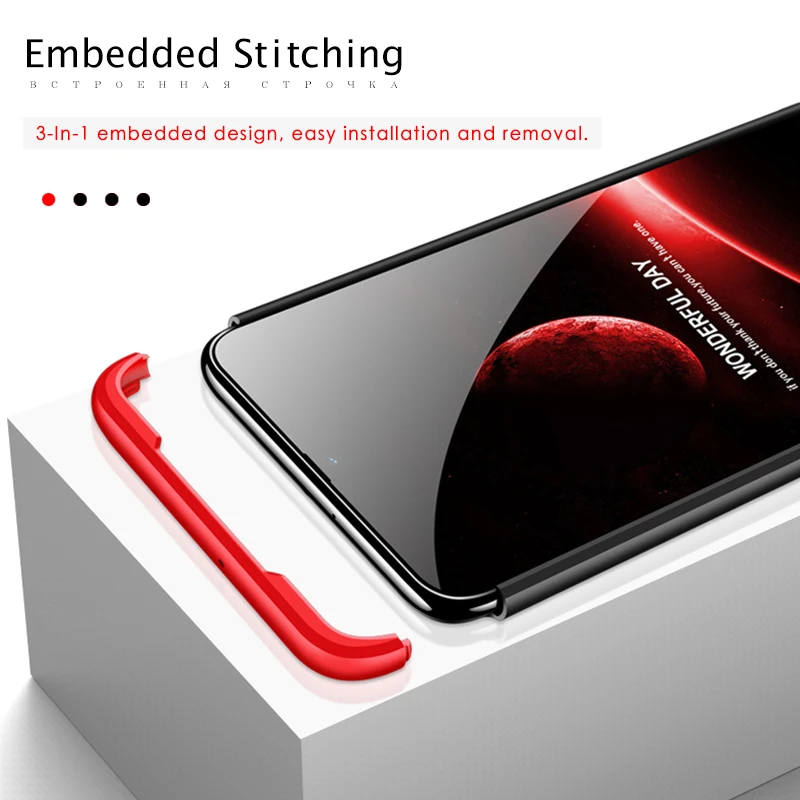 GKK Оригинальный чехол для Samsung Galaxy A70 360 полная защита противоударный матовый A60