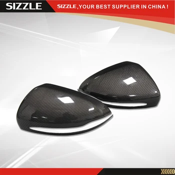 

For Mercedes Right Hand Drive Carbon Fiber Rear View Mirror Cover Add On 2014 2015 2016 S Class W222 & C CLASS W205