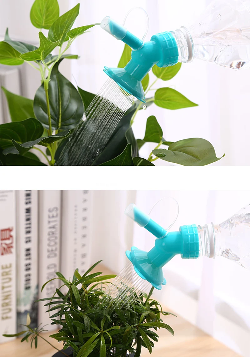 Flower Nozzle Long Mouth Soft Drink Bottle Top Potted Watering Device Tool New 