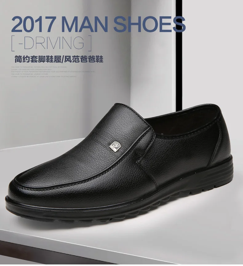 moccasins leather men black loafer dress shoes luxury brand office footwear homme formal male leather derby oxford shoes for men (1)