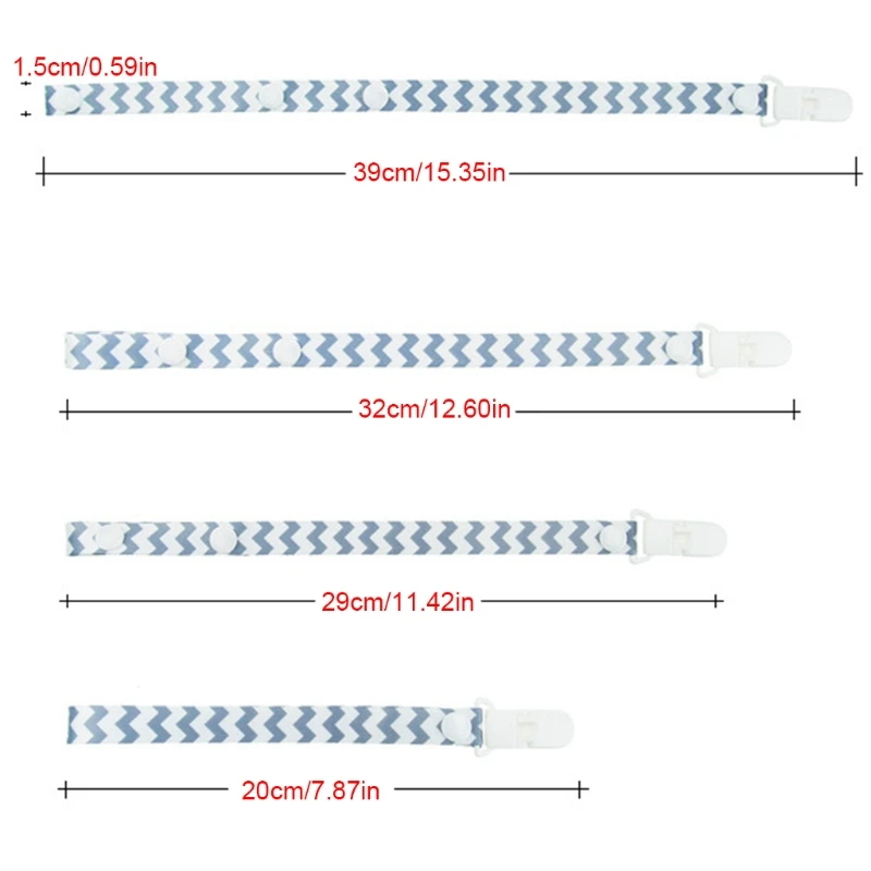Цепочка для детской соски Clip держатель уход Прорезыватель зубов, пустышка поводок ремень W15