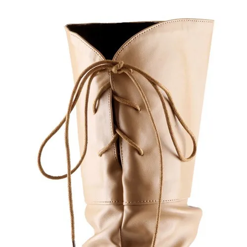 ENMAYER Новые модные женские сапоги высокие сапоги на платформе и высоком каблуке ботфорты пикантные зимние сапоги высотой выше колена на шнуровке 3 цвета