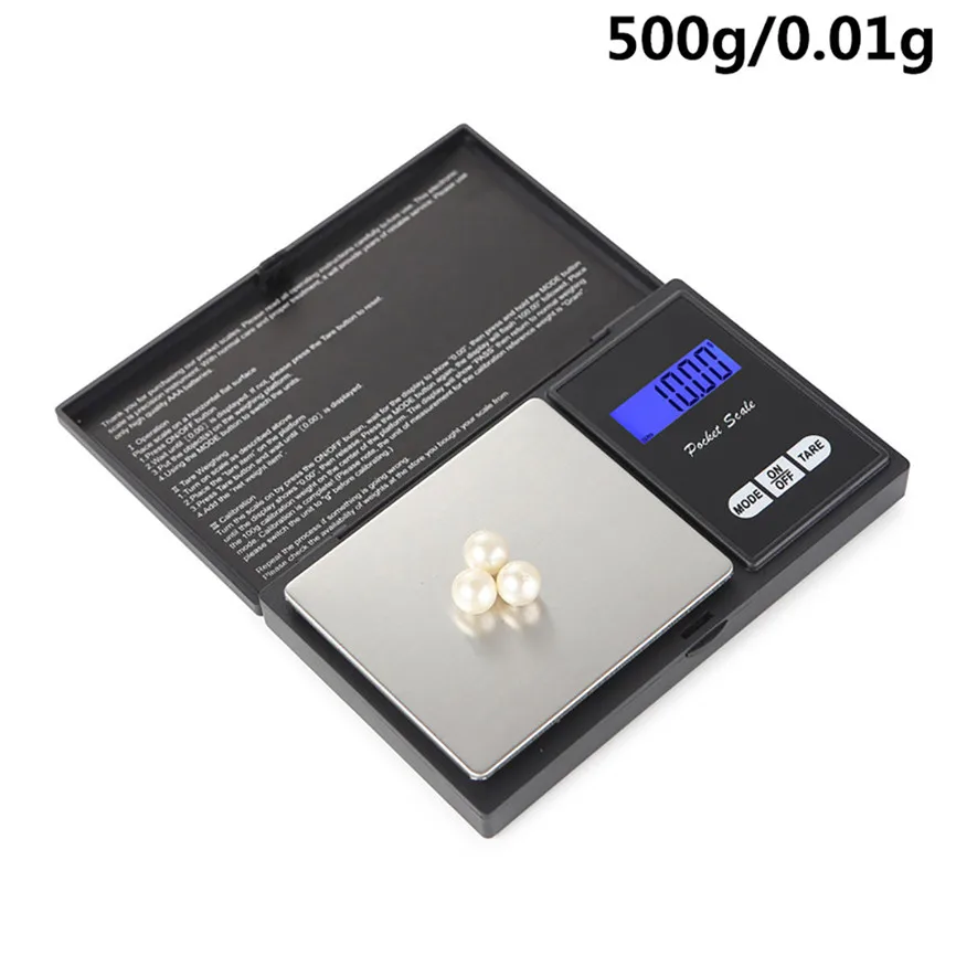 500 г цифровые весы точные цифровые весы для золотых ювелирных изделий 0,01 вес электронные весы AAA батареи дропшиппинг может#25