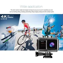 N800-R HD 4 k 2,4G дистанционный Wifi 170 градусов широкоугольный совместимый внешний микрофон водонепроницаемый 30 м Спортивная Экшн-камера