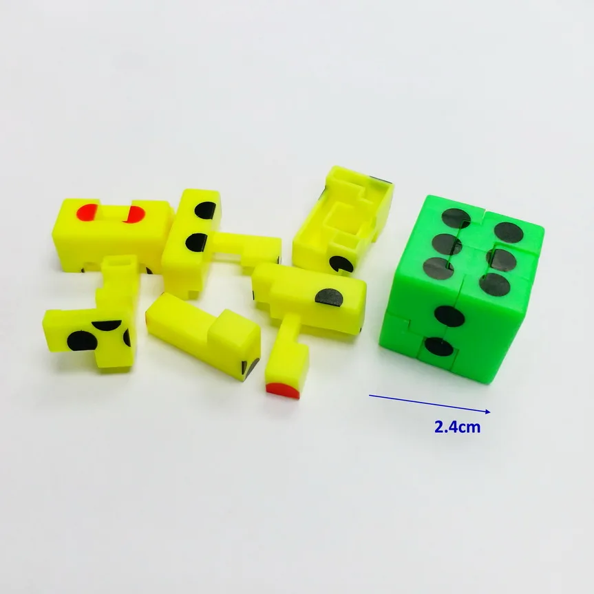 

2 piece Smart IQ puzzle Dice brain game E371 Pinara Bag Filler Toys Birthday party favors toy prize gift Bag Novelty Prize Gag