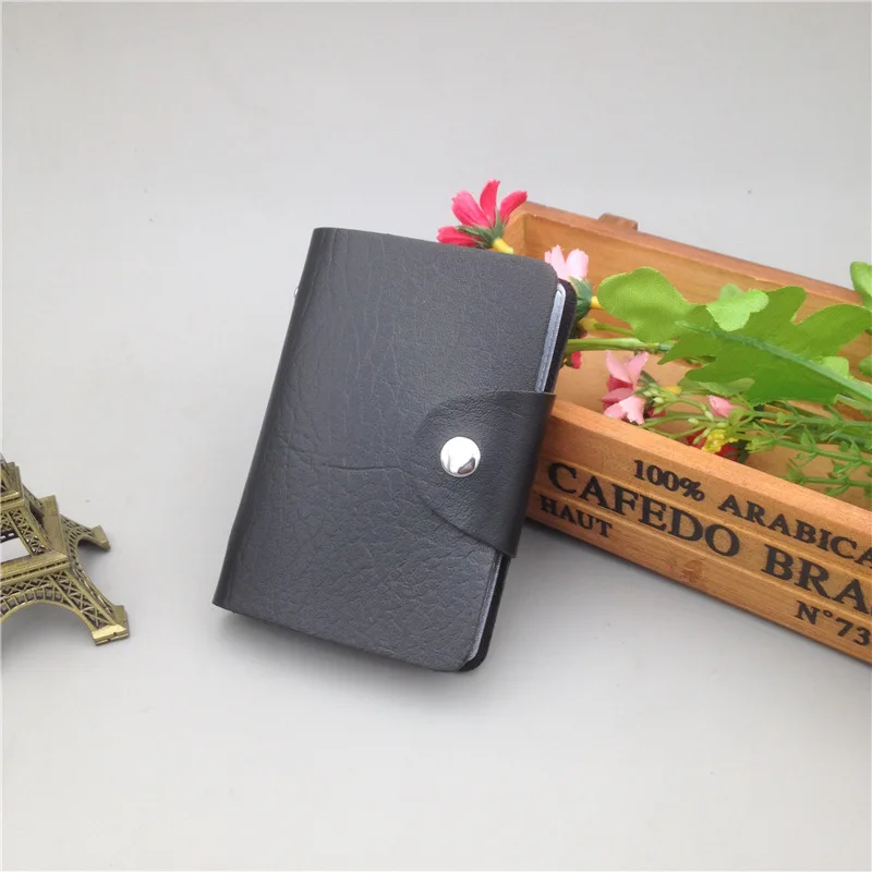 

BYCOBECY 2020 New Function Wallet 12 bits Casual Credit Card Holder High Quality Card Case for Men and Women PU Hasp Package