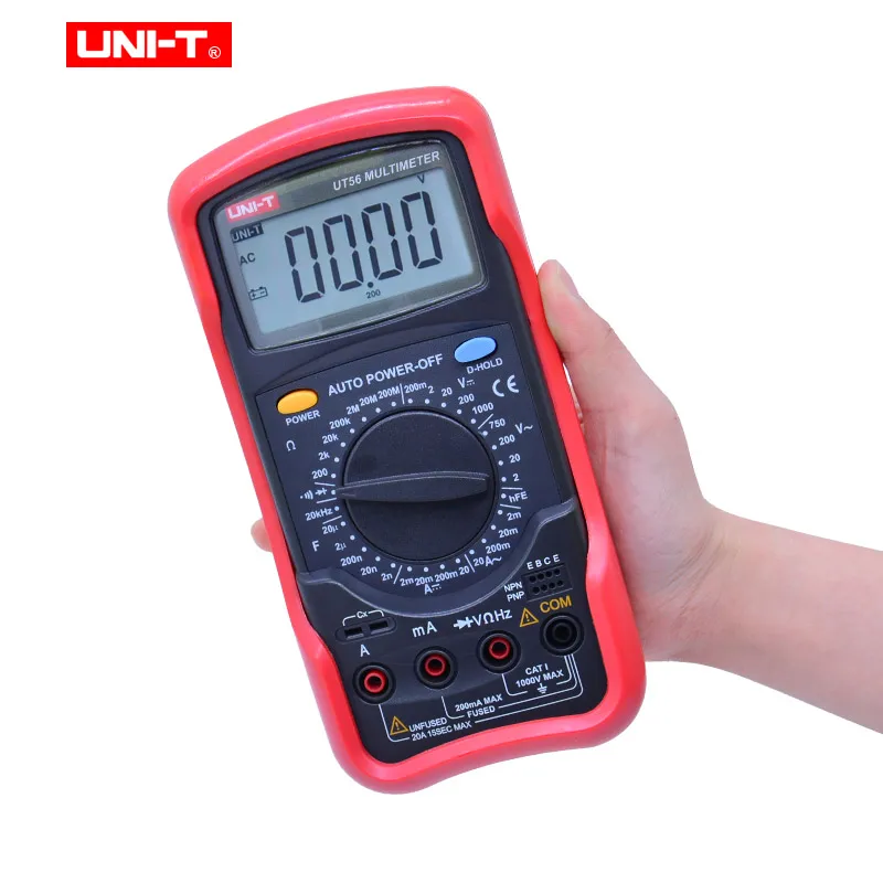 Многофункциональный Высокоточный цифровой мультиметр UT51/UT52/UT53/UT55/UT56/вольтметр
