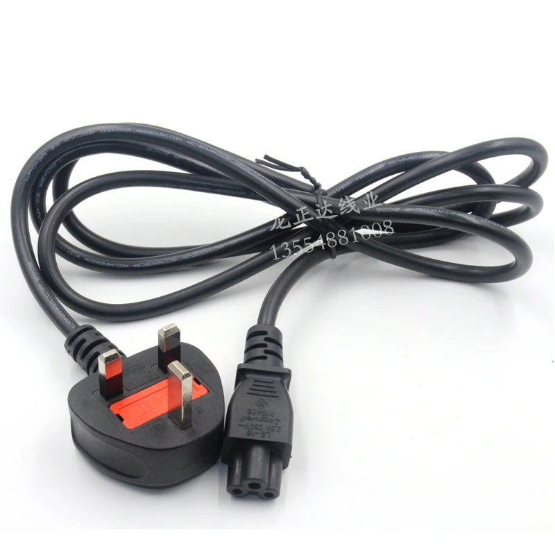 

Fusing UK Plug 1.8m British Standard Plug Hong Kong Applicable Wire 3x0.75 Square Copper Wiring With Three Holes Plum Flower Tail Inte Free shipping