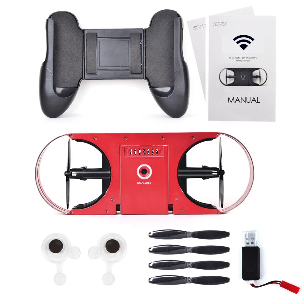 Складной Дрон для селфи с камерой 2.0MP Wi Fi FPV Квадрокоптеры вертолеты RC игрушки VS JJRC