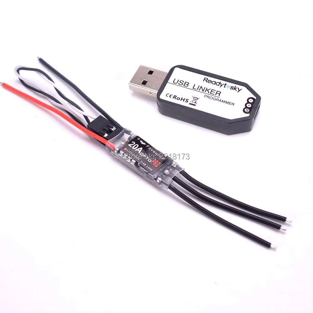 

Littlebee 20A Pro ESC OPTO 2-4S & USB Linker Programmer for Update Simonk BLHeli SN Firmware ESC Series for ZMR250 Robocat 270