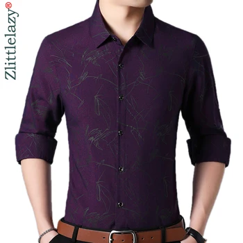 

2019 social long sleeve hand painted designer shirts men slim fit vintage fashions men's shirt man dress casual jersey clothing