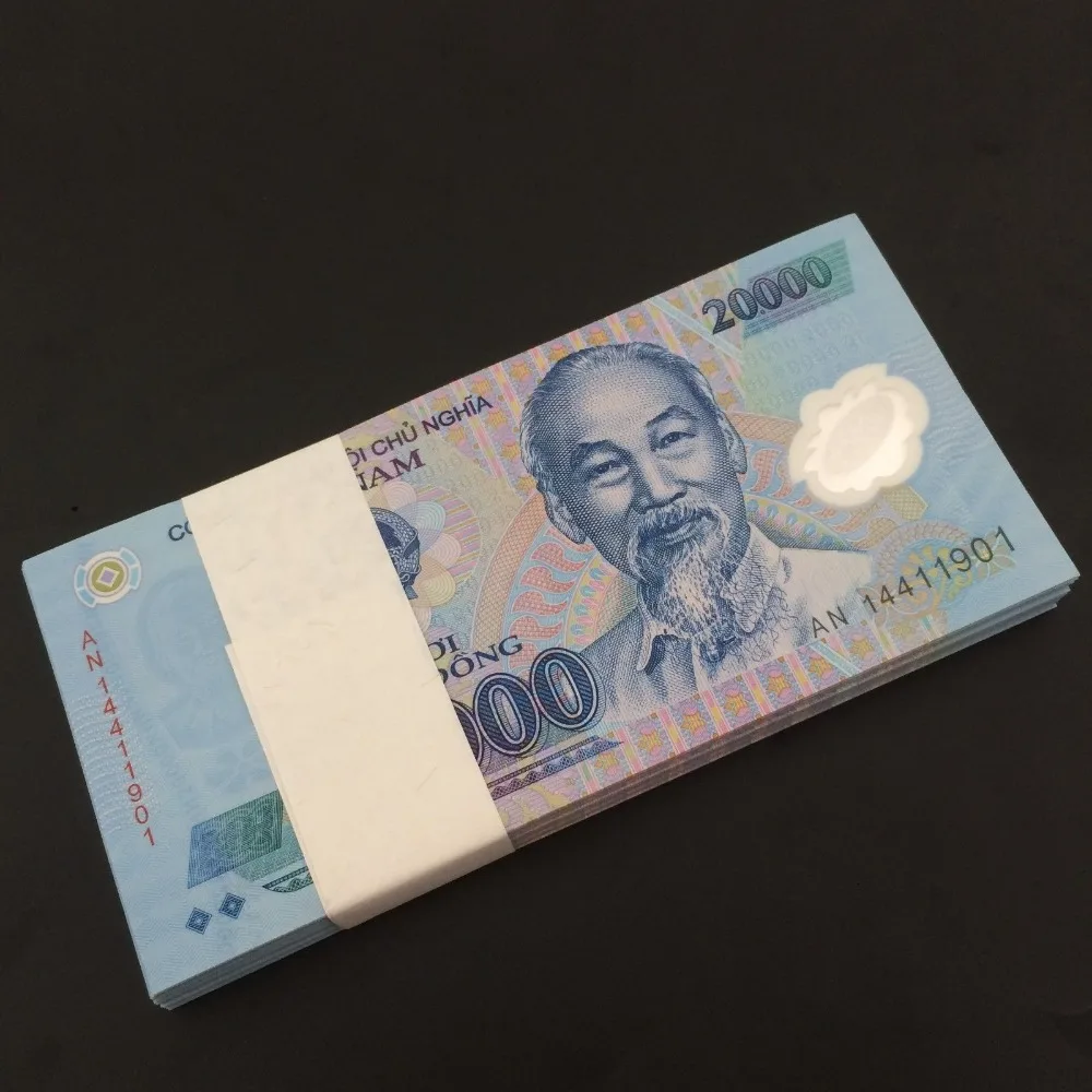 Вьетнамские банкноты 100 шт. 20000 Dong 2016 P 120 Polymer UNC подарок для коллекции оригинал