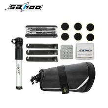 SAHOO Cycling Bicycle Bike Repair Tools Kit Set with Pump Saddle Bag For Bicycle Bike Refit