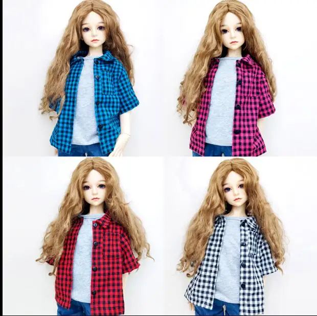 T02-X547-5 Blyth Кукла Одежда 1/3 1/4 bjd 1/6 Куклы Аксессуары Красочные классические рубашки