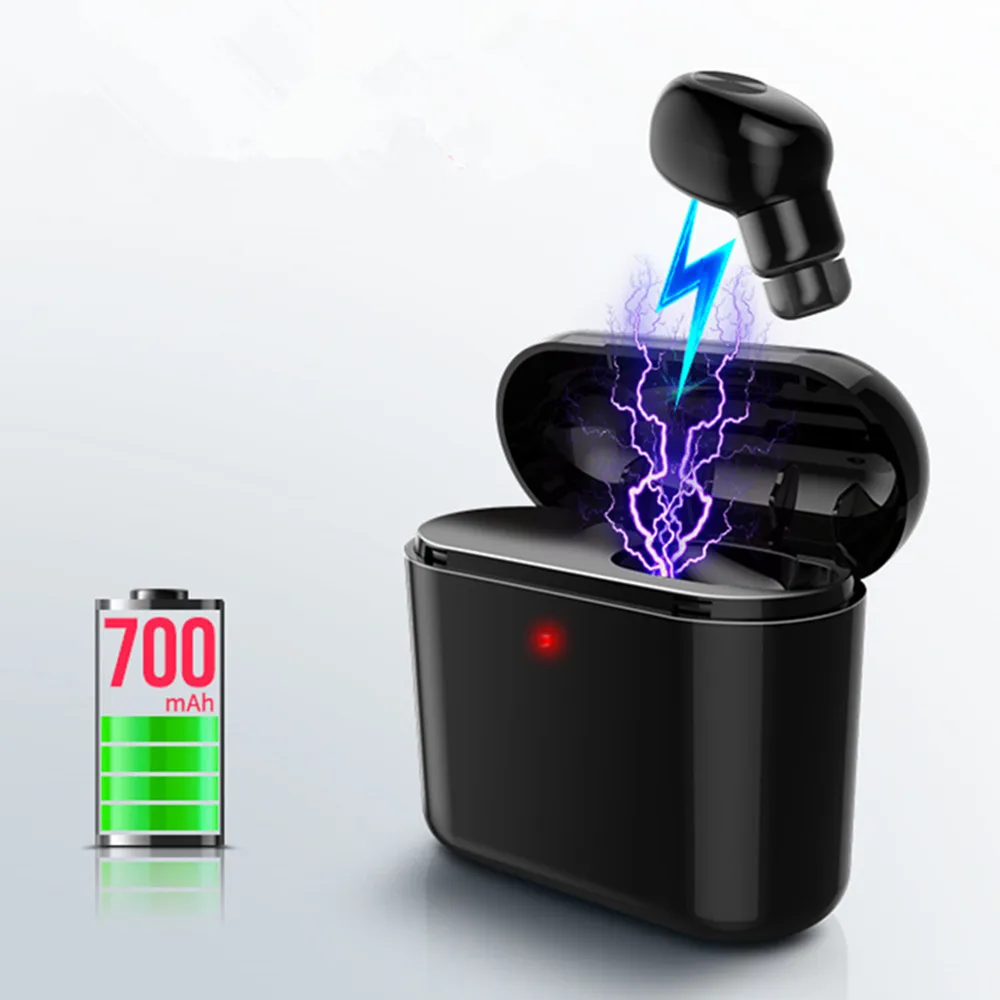 

BL1 Bluetooth Earphone Headset Mini Wireless Bluetooth Earpiece With Charging Box Earbud Headset Mic For Ios Android Phone