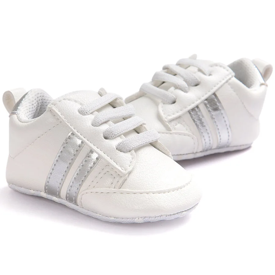 ROMIRUS Baby Boys Girls Soft-soled Sneaker PU Leather Toddlers Shoes