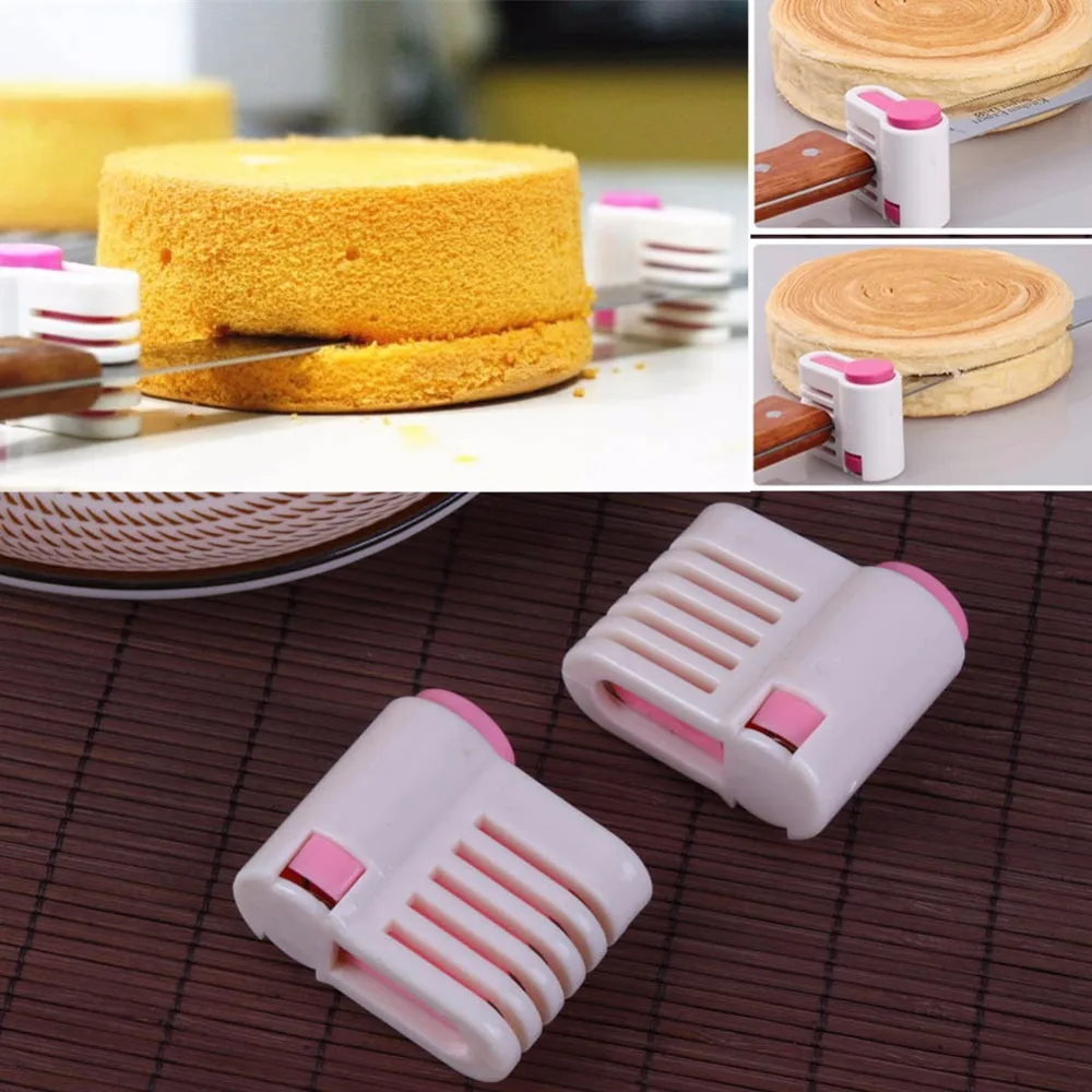 2 шт./упак. 5 слоев Регулируемый DIY торт хлеб резак уравнитель слайсер резка фиксатор для кухня инструменты