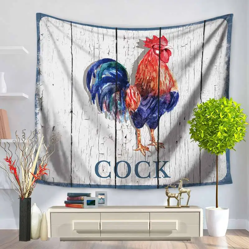 COCK Tapestry Wall Hanging Blanket Hippie Mandala Tapestry font b Home b font font b Decorative