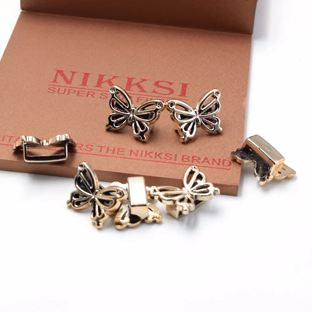 

25/18/9mm,25pcs uv plated rose gold no fade ribbon buckles headwear acessories Invitation Ribbon Slider Headband Hair Clip DIY