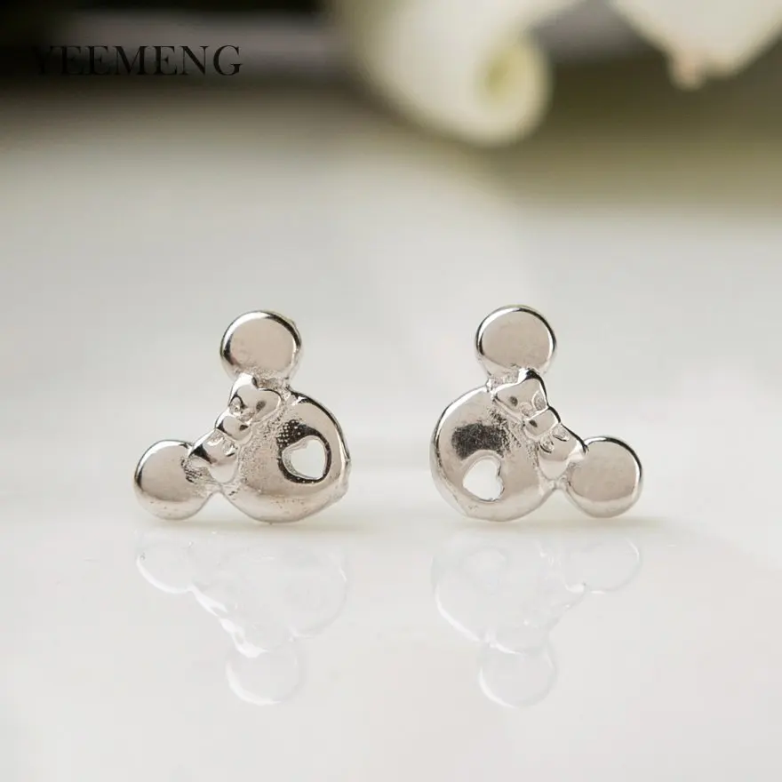Серьги пусеты YEEMENG multient 2018 модные корейские серебряные серьги с животными