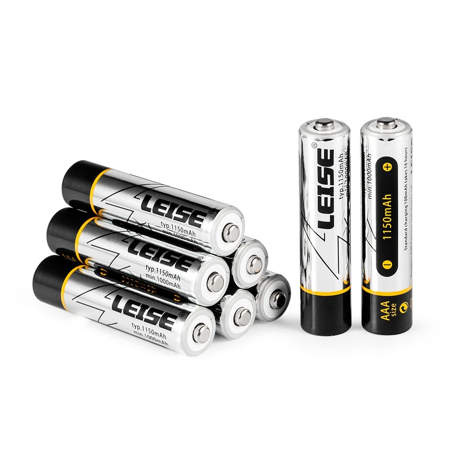 4pcs/lots AAA 1150mAh Rechargeable Battery 3A 1.2V nimh Batteries in one Battery Case High Capacity for mouse clock microphone