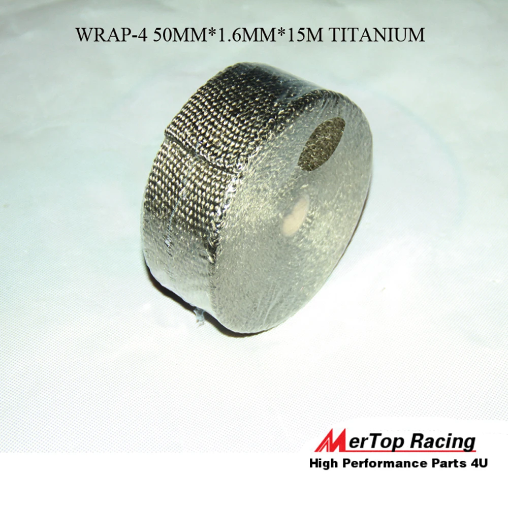 Mertop Racing Titanium Exhaust Wrap Turbo Heat Manifold Header Wrap