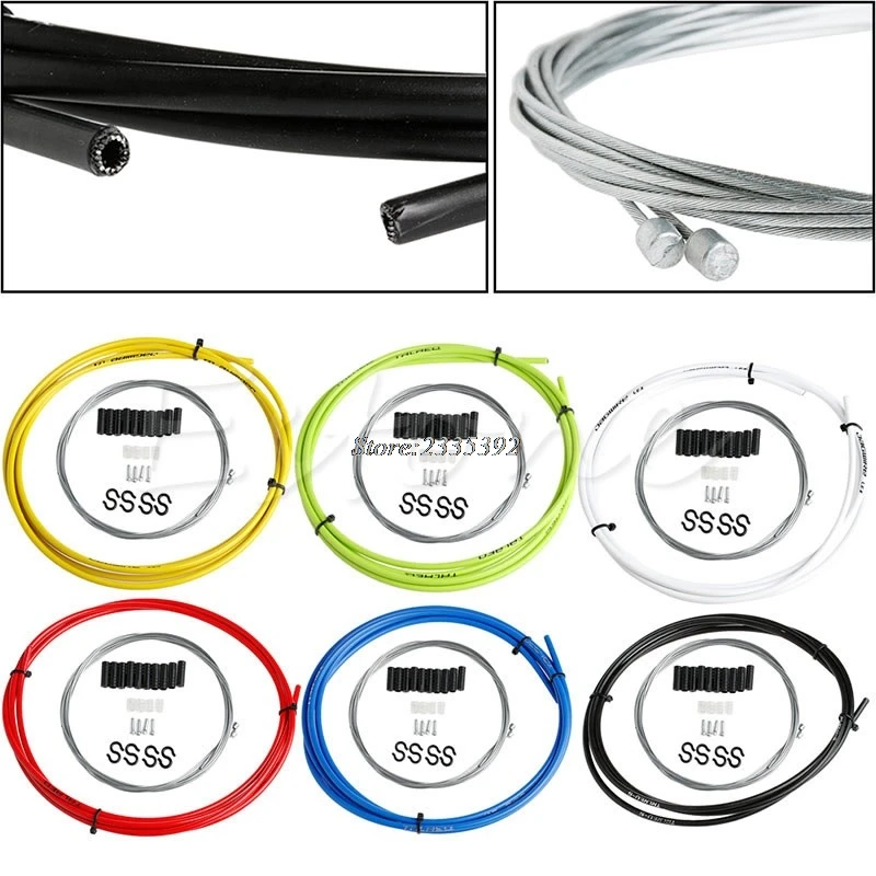 Передняя и задняя внутренняя внешняя проволока, Комплект тормозных тросов для велосипеда, кабель переключения передач xianjia# A