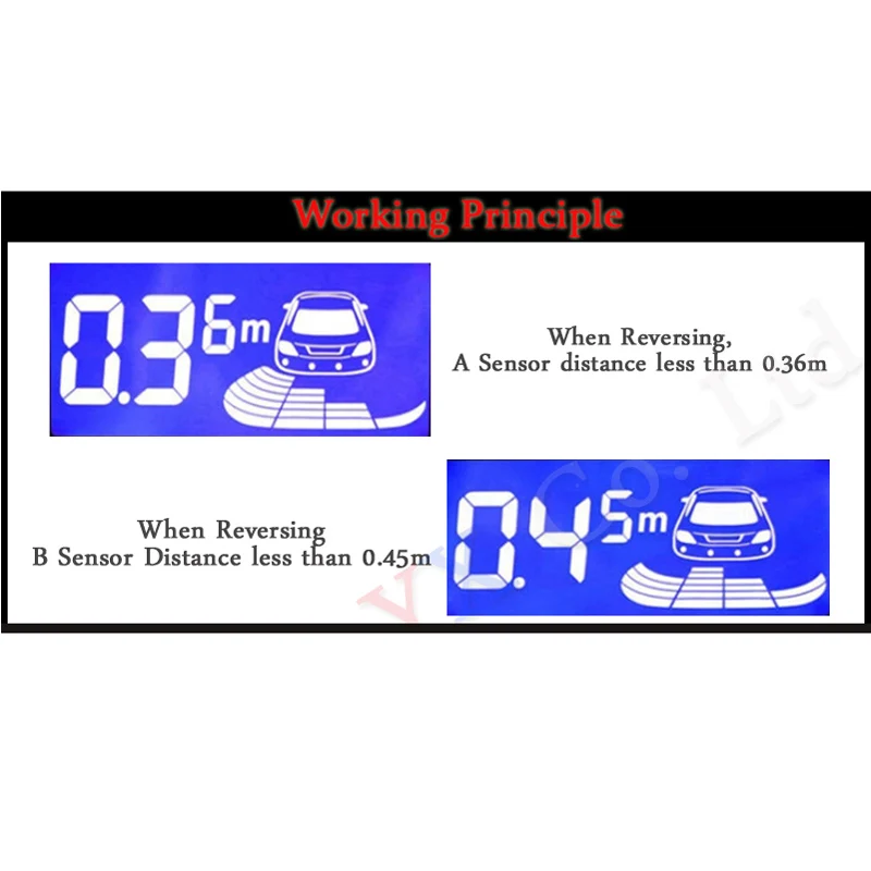 Koorinwoo Parkmaster LED display Car Parking Sensor Multicolor Backlight Display 4 System Car Reverse Radar Parktronic Sensors Koorinwoo Parkmaster LED display Car Parking Sensor Multicolor Backlight Display 4 System Car Reverse Radar Parktronic Sensors