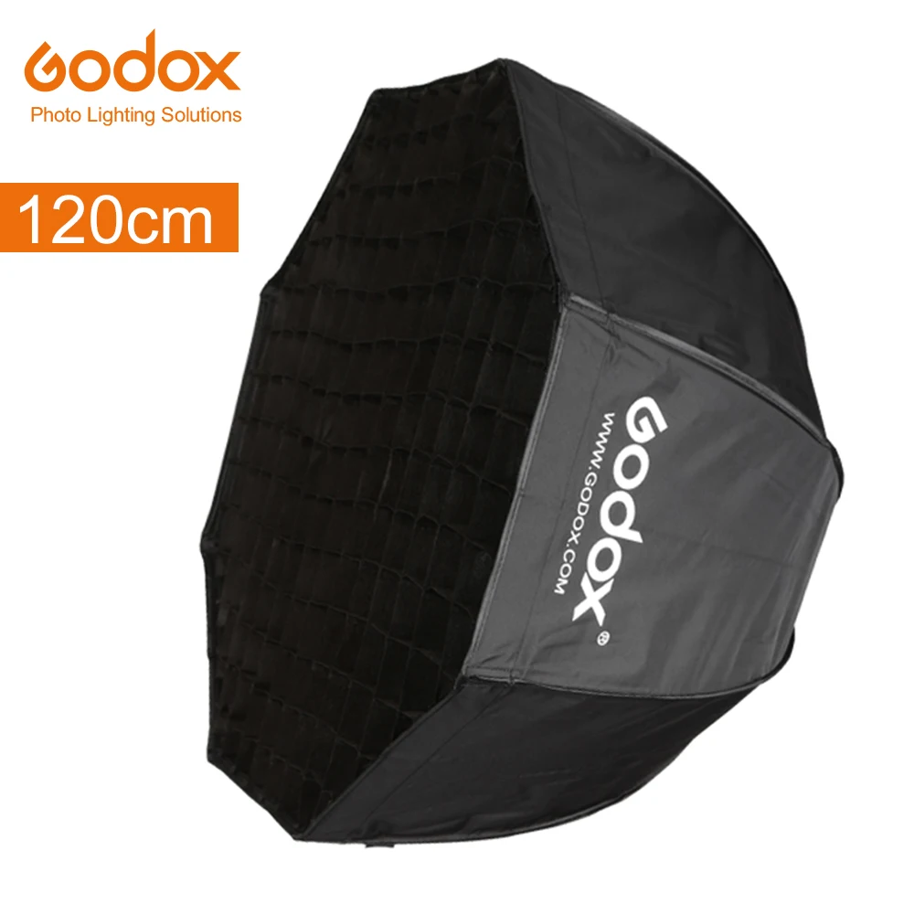 

Godox 120cm 47" Octagon Umbrella Softbox with Honeycomb Grid Photo Reflector Honeycomb Portable Softbox for Flash Speedlight
