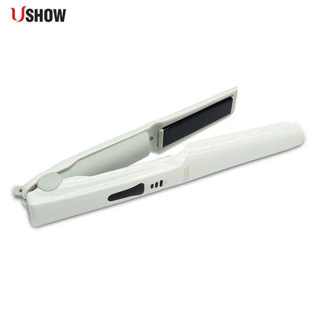 $US $32.99  USHOW USB Hair Straighteners Flat Iron Fast Heating Ceramic Hair Curler Curling Straightener Irons 