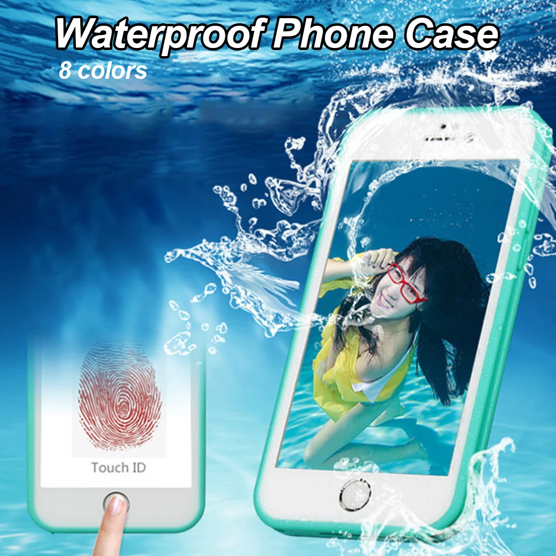Waterproof Phone Case for iPhone 6 6s 7 Plus Case Swimming Diving