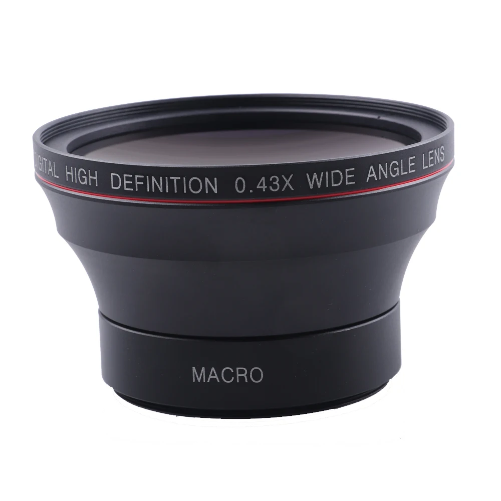 58MM 0.43x Wide Angle Lens + Macro Lens for Cannon 750DD/350D / 400D