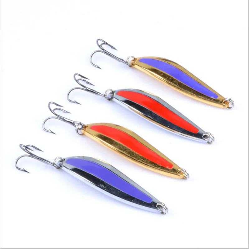 1 قطع 5 جرام 7 جرام 10 جرام fishinapot المعادن سبينر ملعقة الصيد إغراء الطعم الثابت الترتر أداة wobblers سبينيربايت التريبل هوك